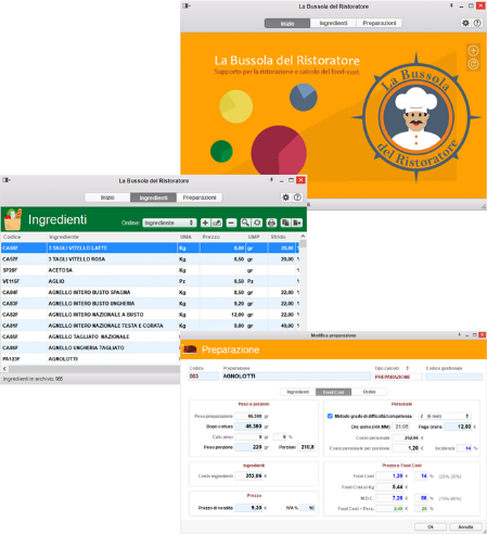 La Bussola del Ristoratore - Supporto per la ristorazione e calcolo del food cost.
